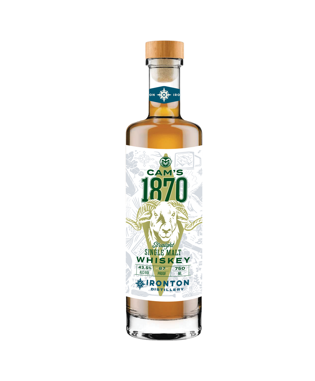 Ironton Cam's 1870 Single Malt Whiskey