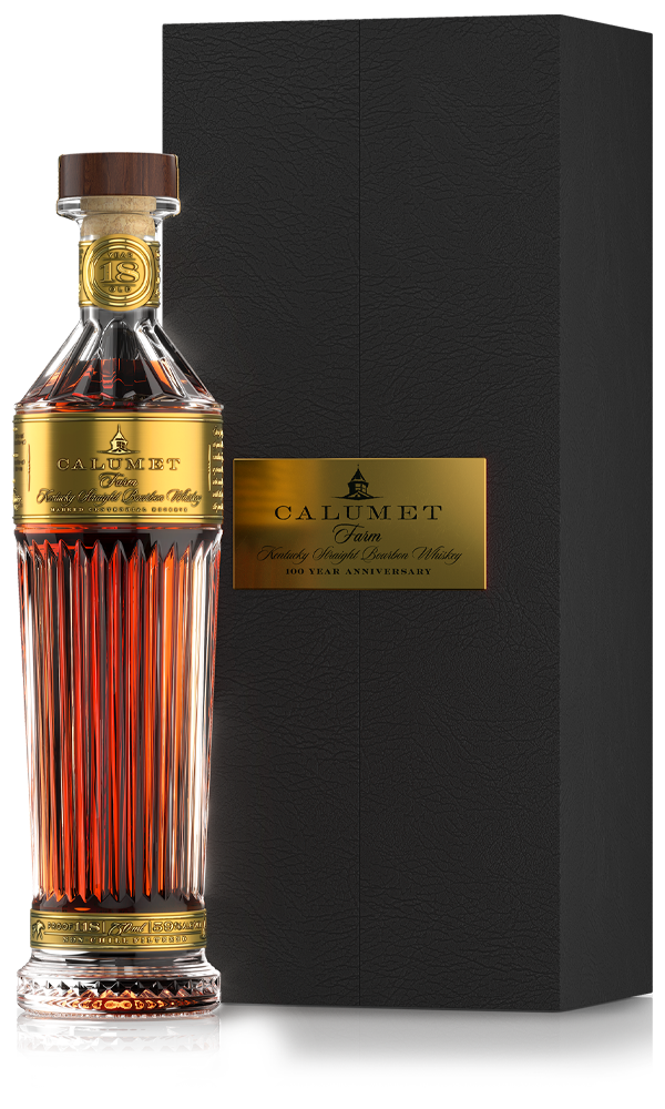 Calumet Farm 18 Year Old Trophy Decanter Centennial Bourbon