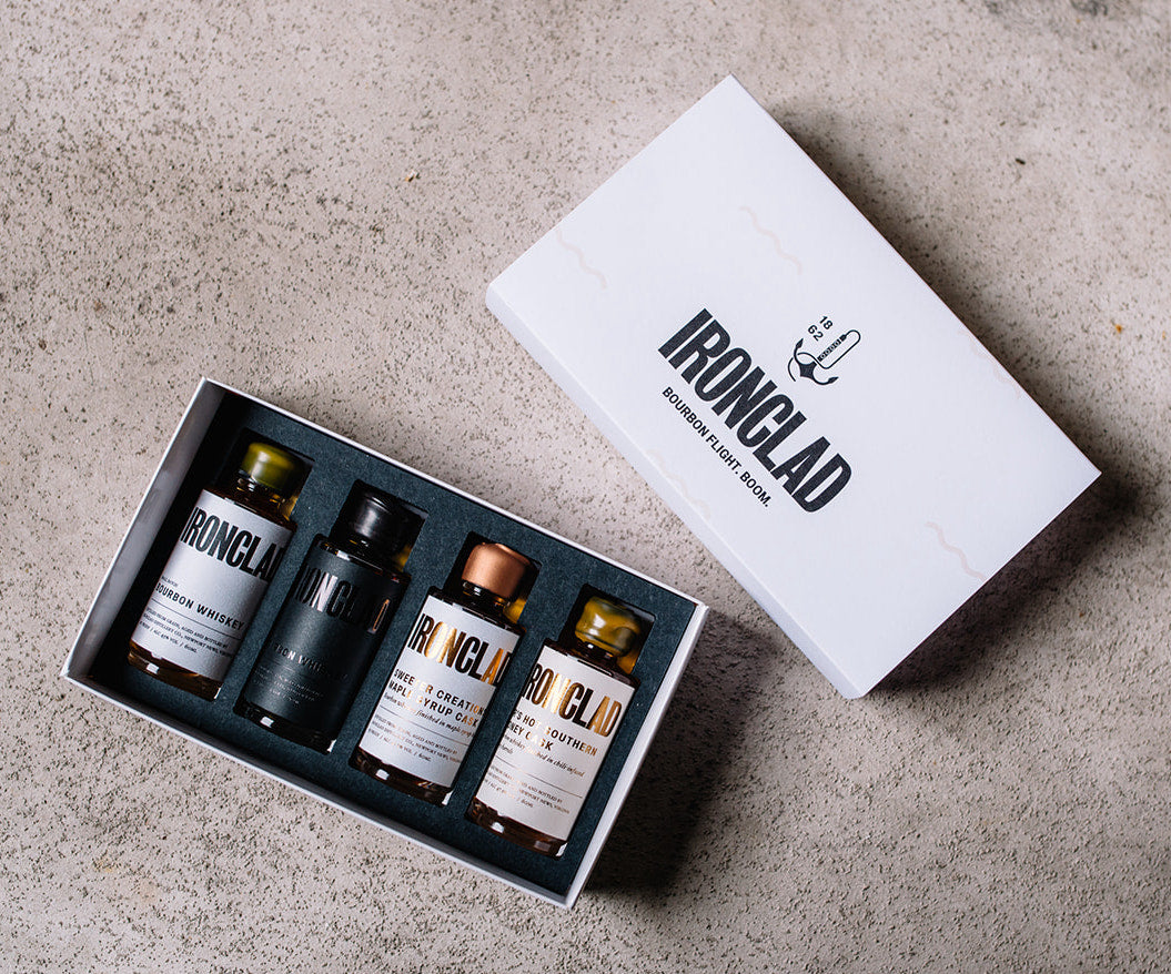 Ironclad Distilling Bourbon Tasting Flight Box Set